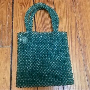 Free people beaded mini tote
